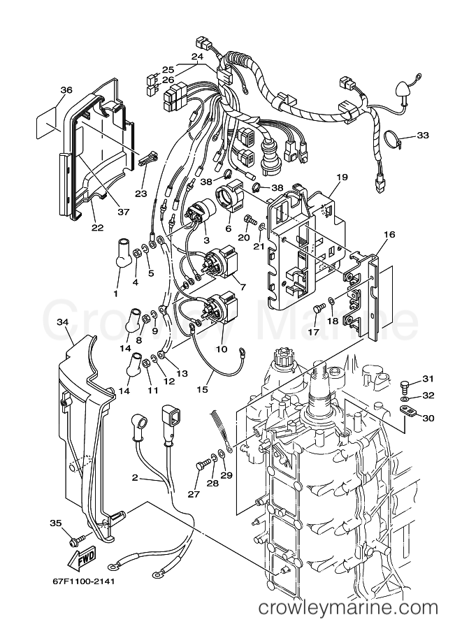 Yamaha Motors F80A (67G1) [040] - ELECTRICAL 2