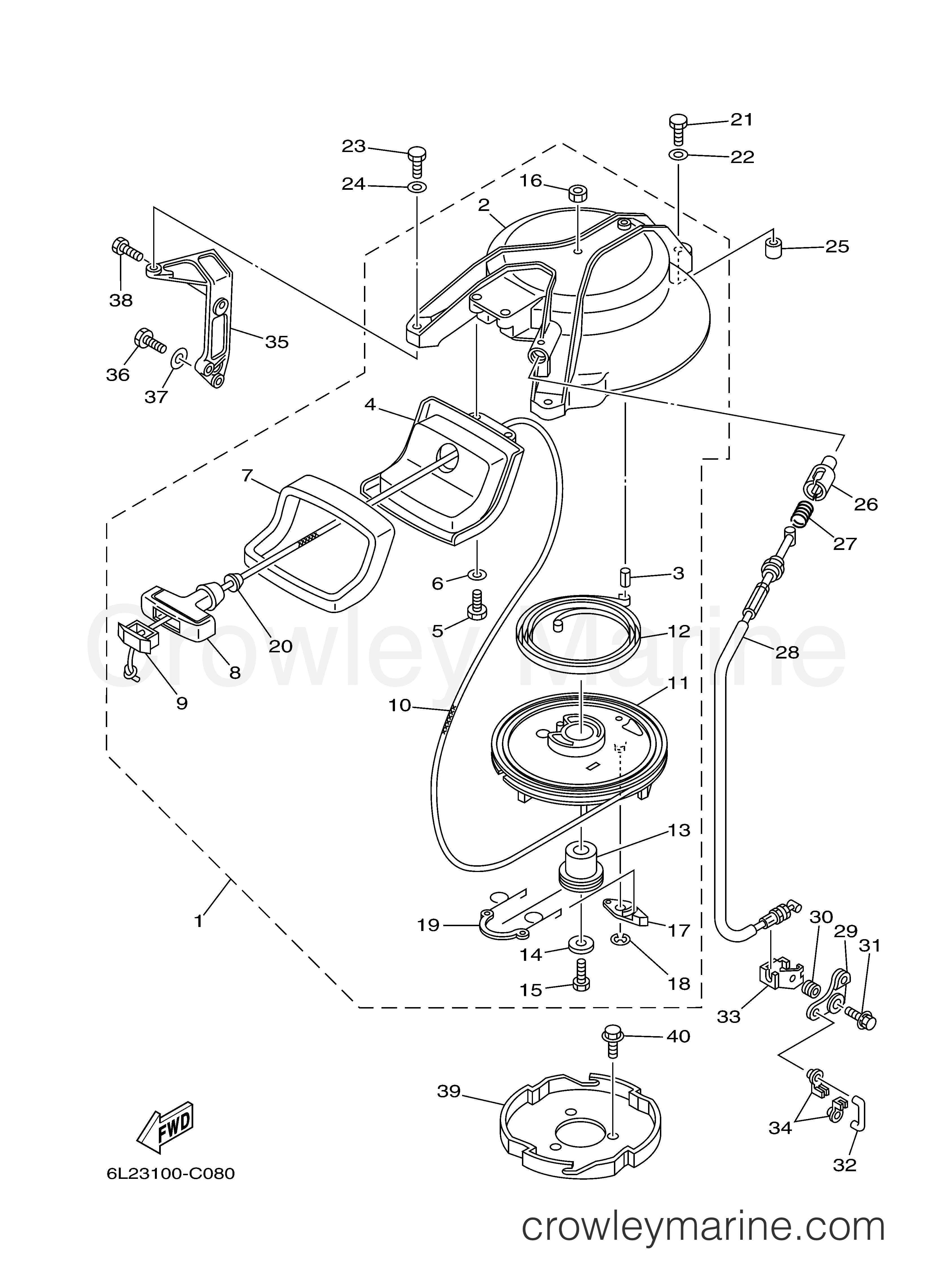 Yamaha Motors 25ELH - STARTER