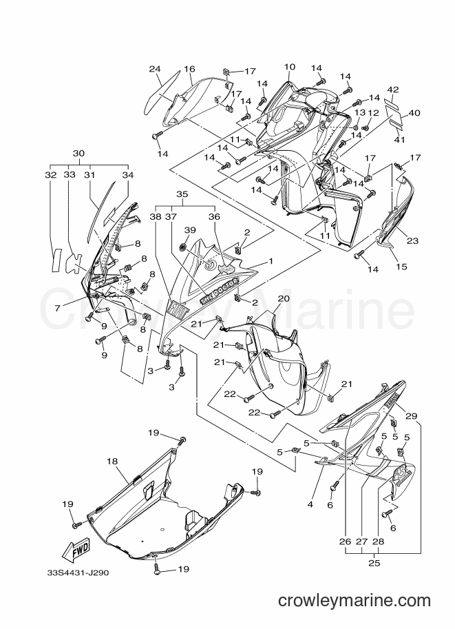 2010 Scooter AL125C - AL125C (33S4) [010] - LEG SHIELD