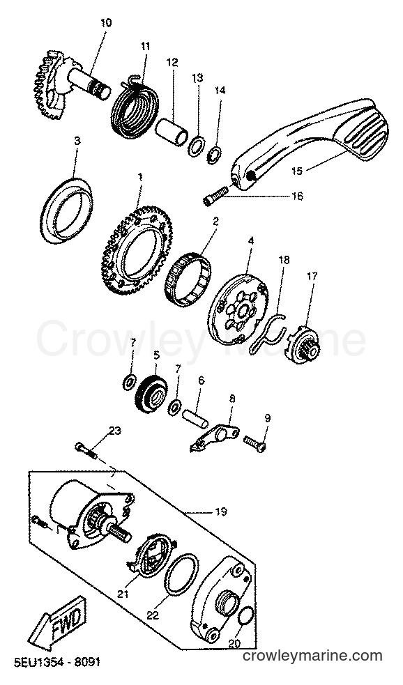 2001 Scooter YH50 - YH50 (5PF1) [020] - STARTER