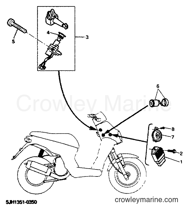 Yamaha Motors EW50 (5JH3) [030] - ELECTRICAL 1