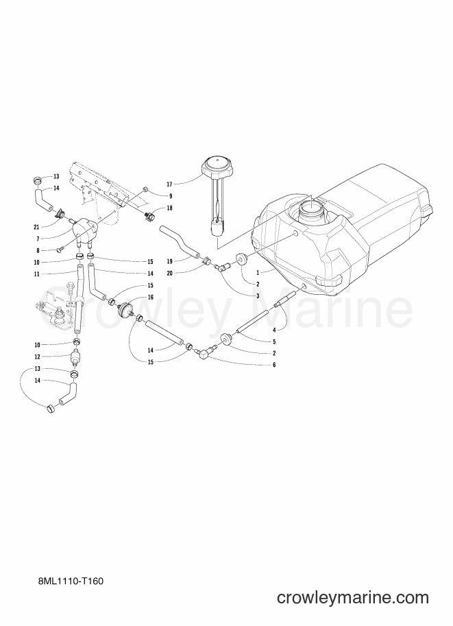 2018 Snowmobile SXR200 - SXR200 (8ML2) [010] - FUEL TANK