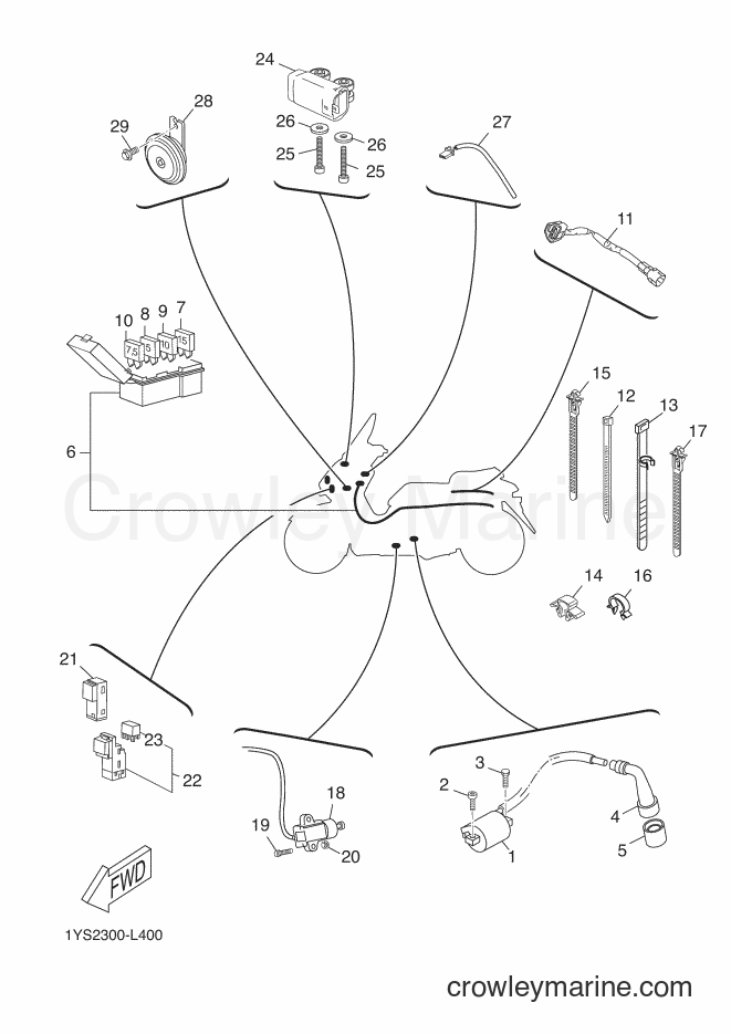 Yamaha Motors YP250R (1YS4) [020] - ELECTRICAL 2
