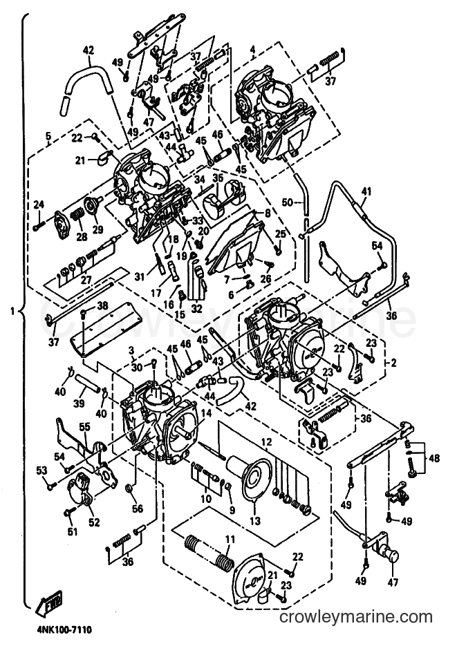 1997 Cruiser XVZ13A - XVZ13A (4NK6) [010] - CARBURETOR 2