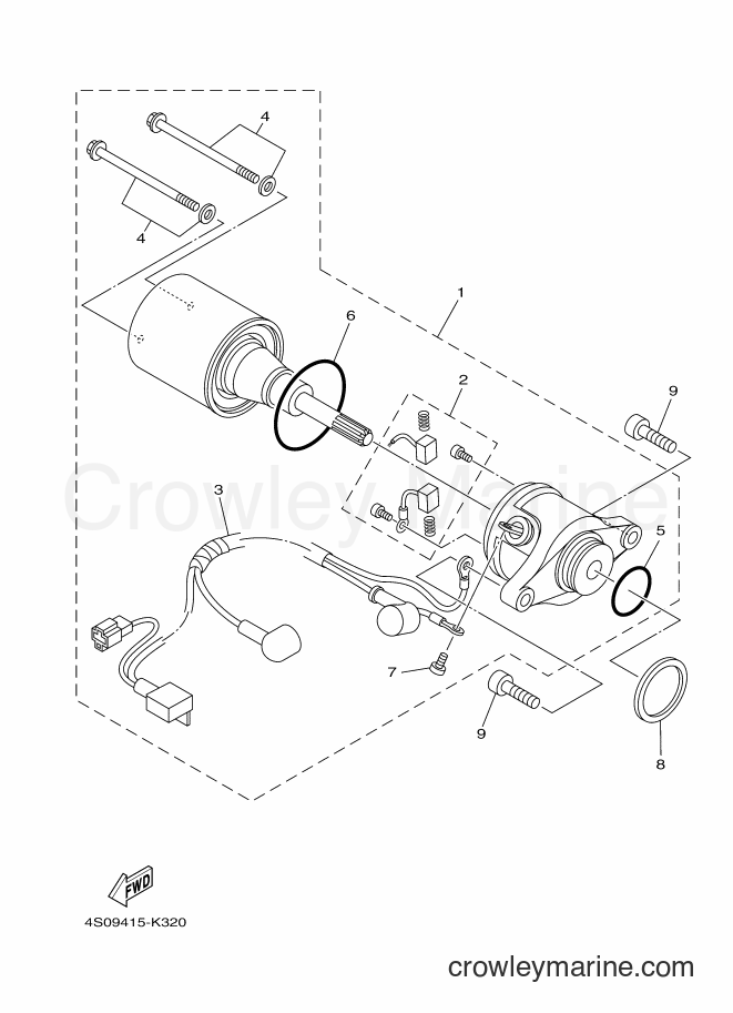 2014 Scooter XC100E - XC100E (1RS2) [010] - STARTING MOTOR