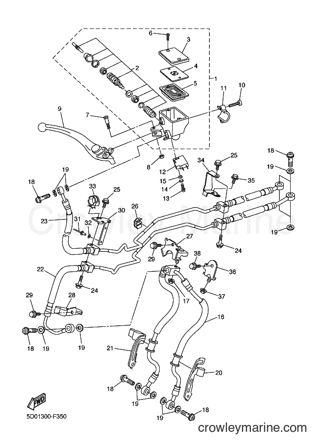 2007 Street Bike FZ1-SA - FZ1-SA (5D01) [060] - FRONT MASTER CYLINDER