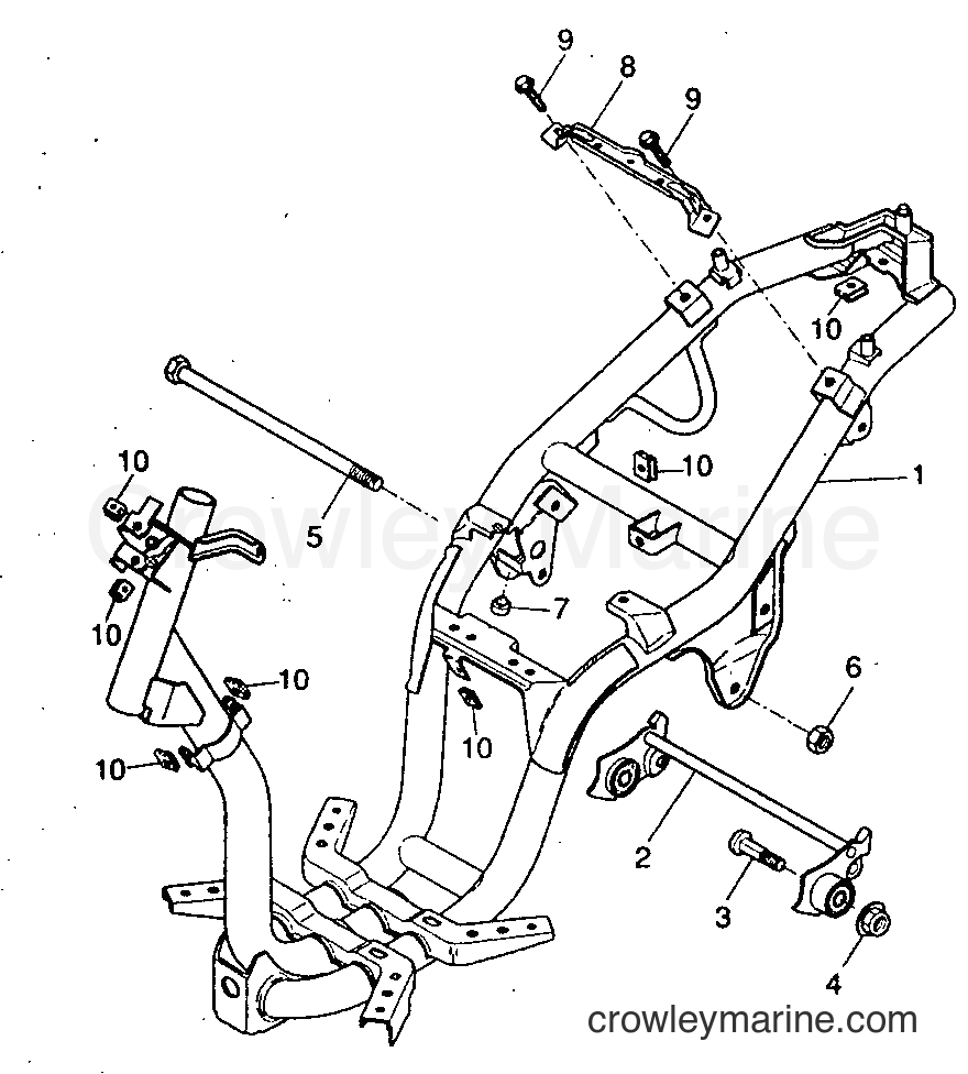 1999 Scooter YH50 - YH50 (5KG1) [010] - FRAME