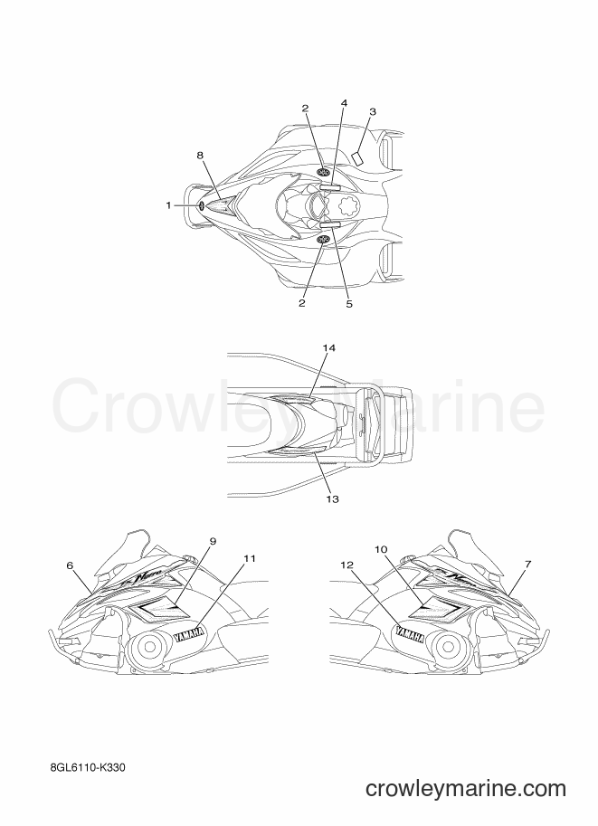 2011 Snowmobile RFX10R - RFX10R (8GL6) [020] - EMBLEM
