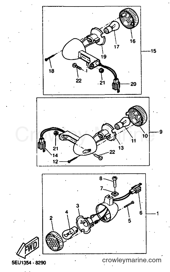 1999 Scooter YH50 - YH50 (5FV1) [010] - BLINKLEUCHTE