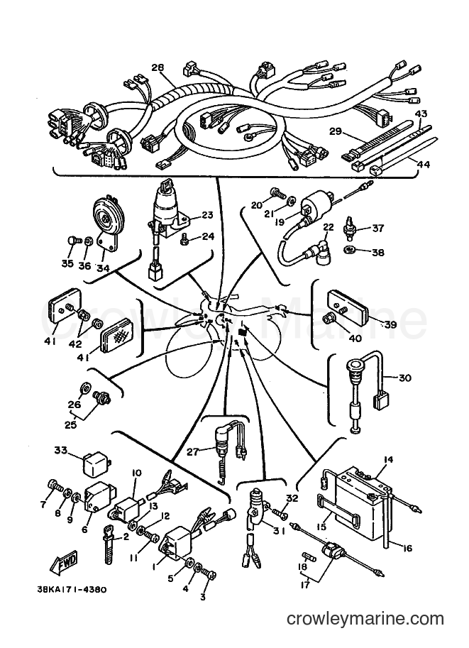 1994 Dirt Bike DT50LC - DT50LC (3BKA) [010] - ELECTRICAL 1