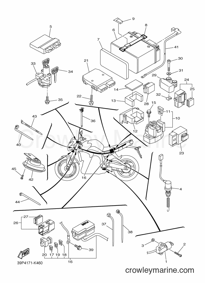 2011 Street Bike FZ8-N - FZ8-N (39P3) [010] - ELECTRICAL 2