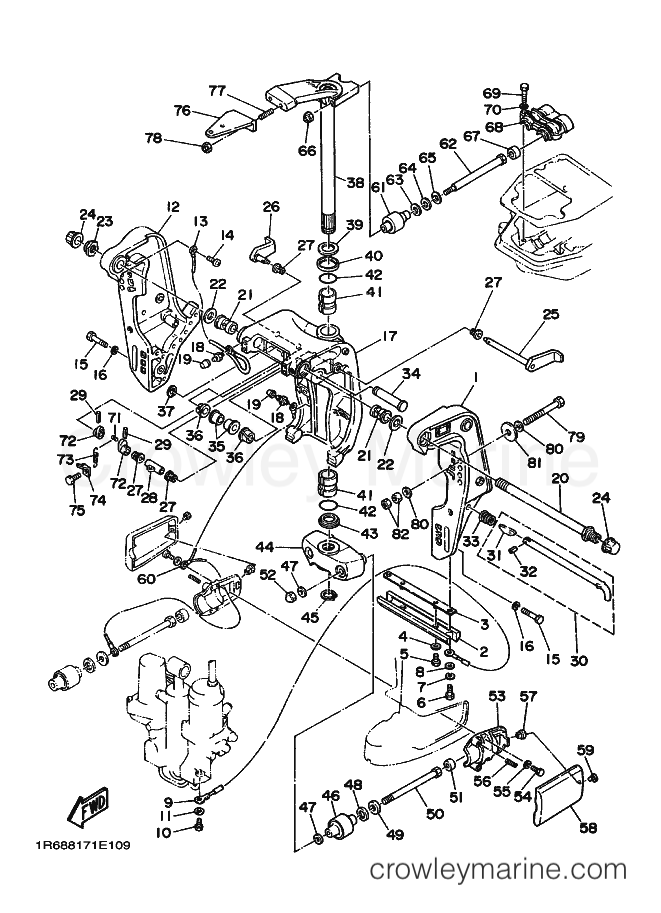 Yamaha Motors 85A (688) [030] - BRACKET