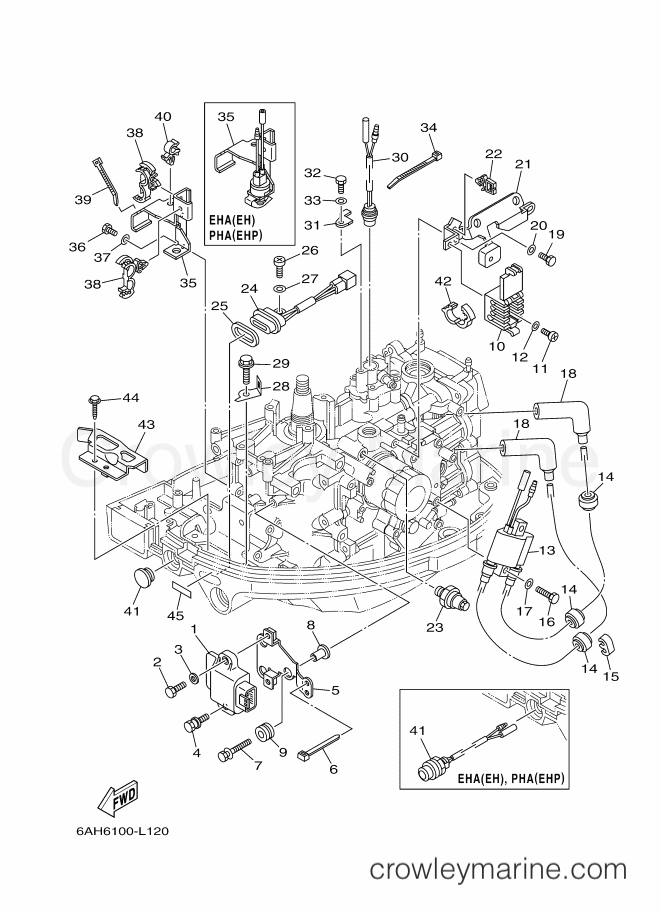 Yamaha Motors F20LMHA-2012 (6AH6) [110] - ELECTRICAL 1