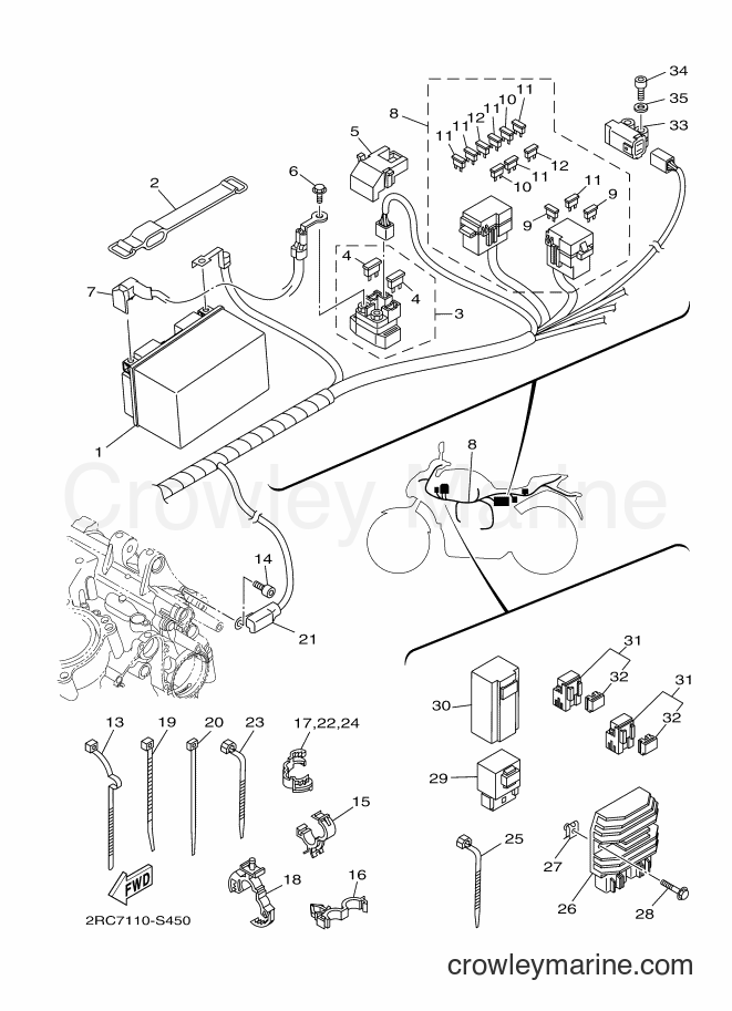2017 Street Bike FZ07(MT07) - FZ07(MT07) (2RC9) [010] - ELECTRICAL 1