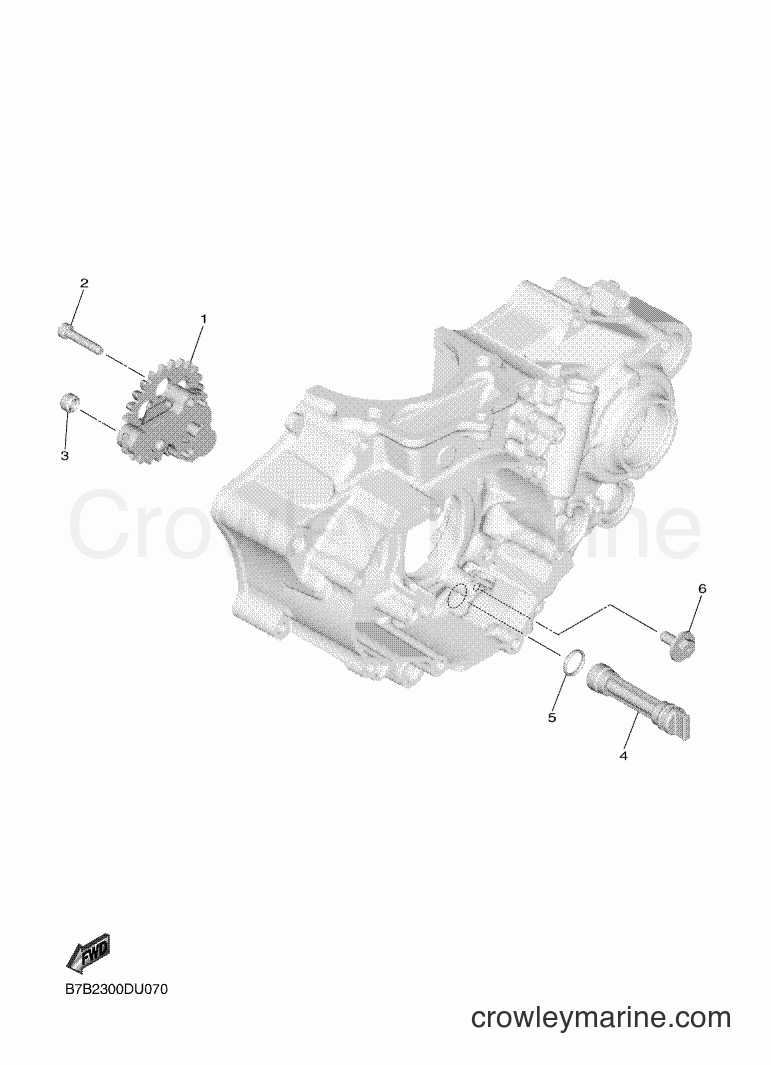 2019 Dirt Bike YZ250F - YZ250F (B7B2) [010] - OIL PUMP