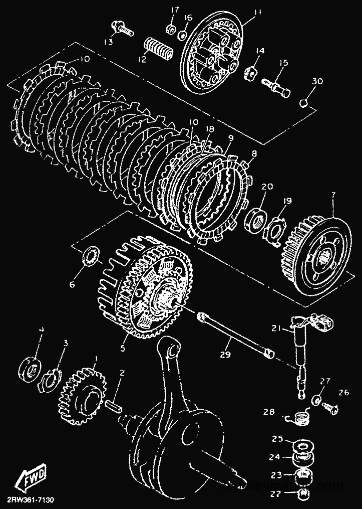 2000 Dirt Bike TT600R - TT600R (5CH3) [010] - CLUTCH