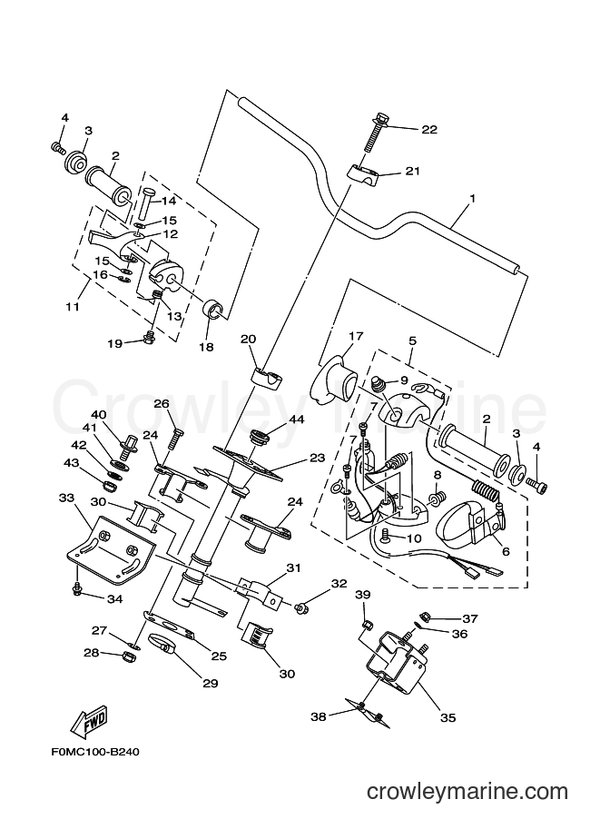 Yamaha Motors JET FOR XL700 (67E5) [04G] - STEERING 1