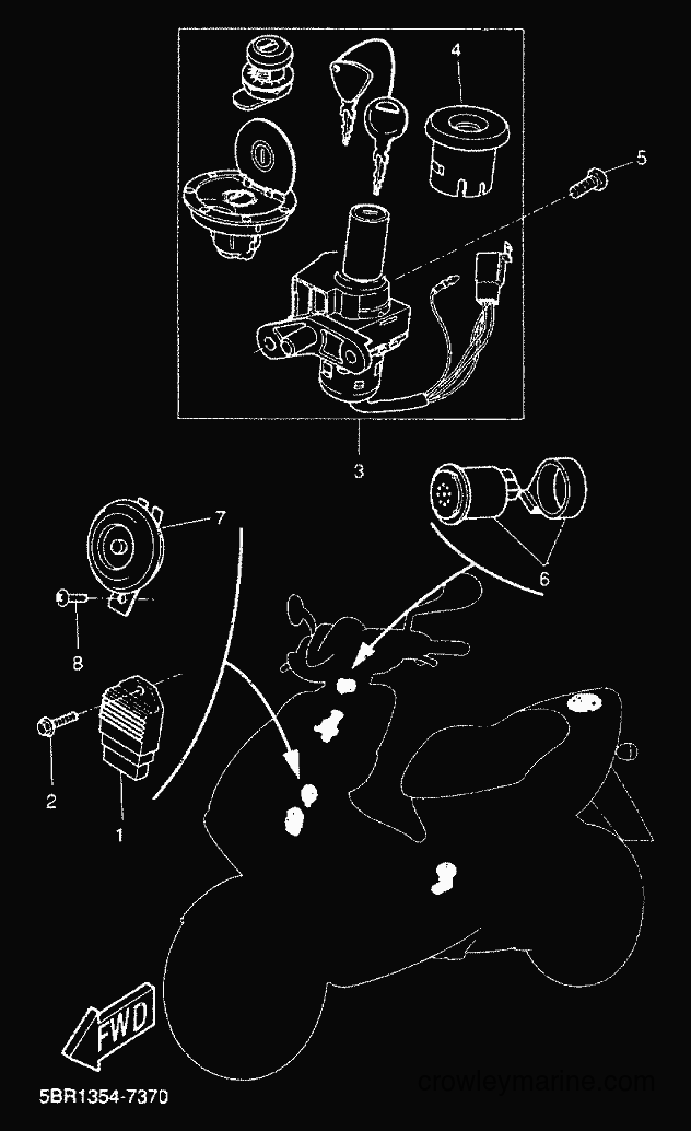 2000 Scooter YQ50 - YQ50 (5HEN) [010] - ELECTRICAL 1