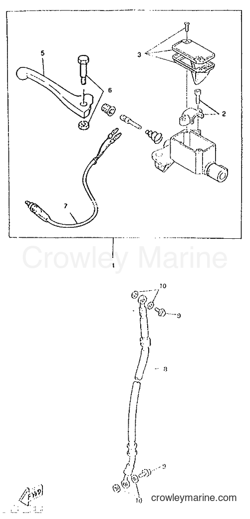 1995 Scooter CW50RS - CW50RS (4TD3) [999] - FRONT MASTER CYLINDER