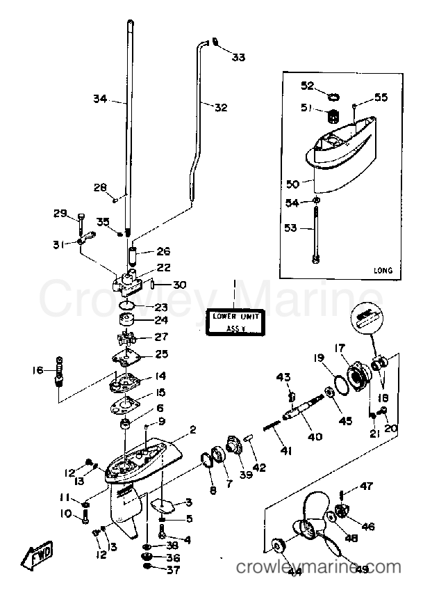 Yamaha Motors 3LD - LOWER DRIVE 1