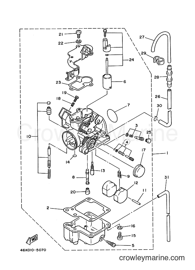 1986 Scooter T50 - T50 (2FM) [999] - CARBURETOR