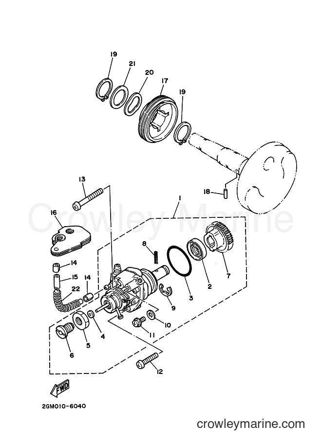 1992 Scooter CH80 - CH80 (3WX2) [999] - OIL PUMP