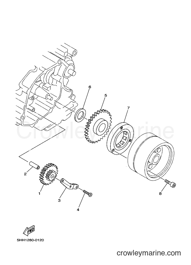 2006 Dirt Bike XT125X - XT125X (3D64) [010] - STARTER CLUTCH