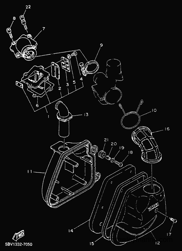 Yamaha Motors YN50 (5BV5) [010] - INTAKE