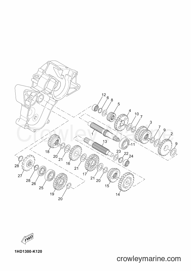 2011 Scooter DT50RSM - DT50RSM (14PC) [010] - TRANSMISSION
