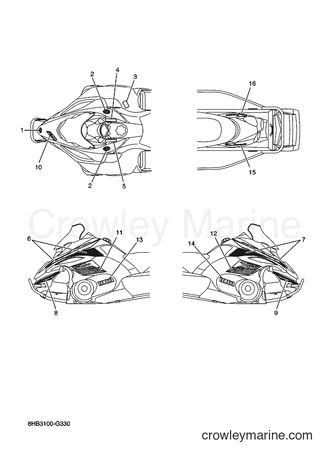 2008 Snowmobile RFX10RSA - RFX10RSA (8HB4) [010] - EMBLEM
