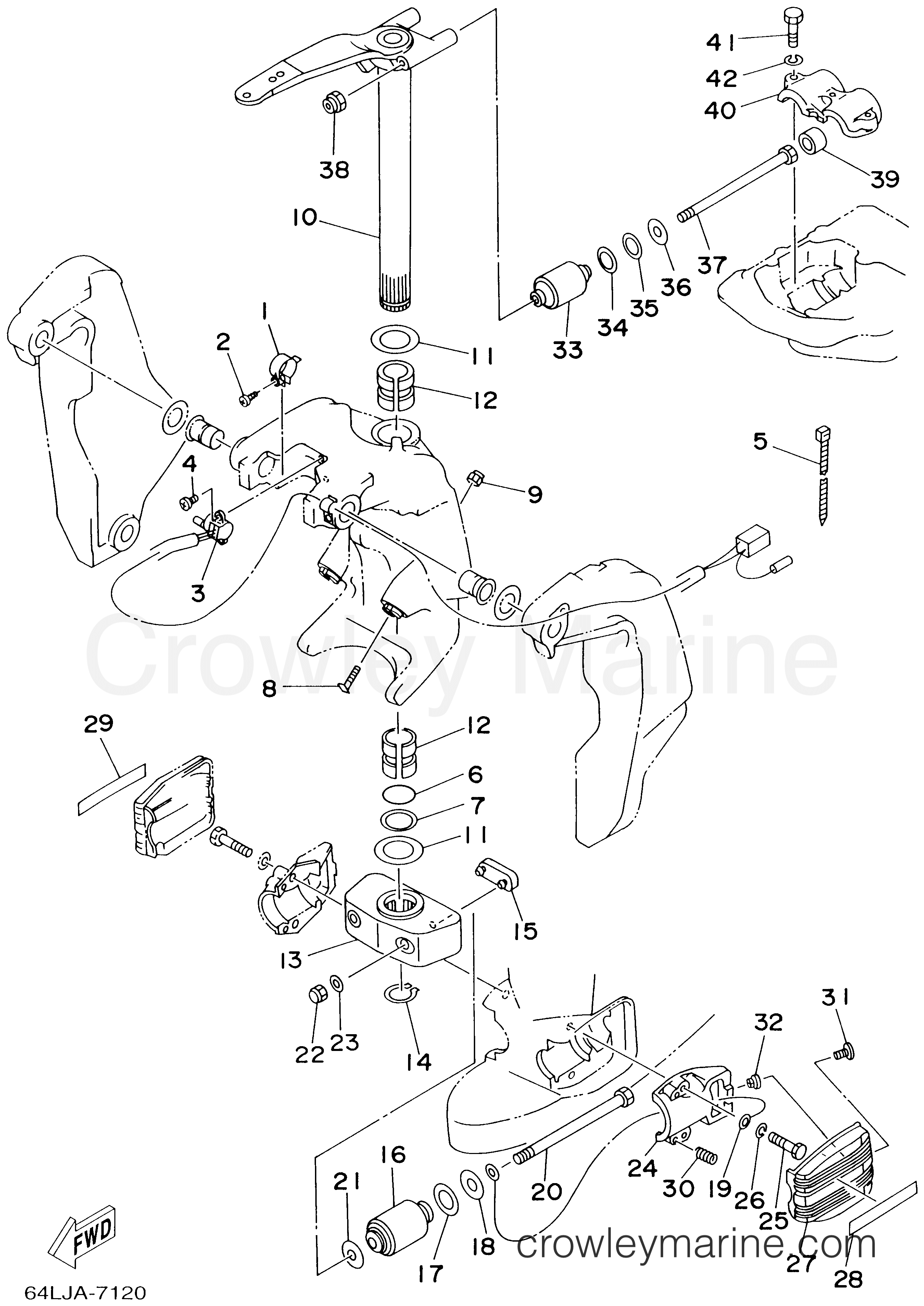Yamaha Motors PX150TLRX - BRACKET 2