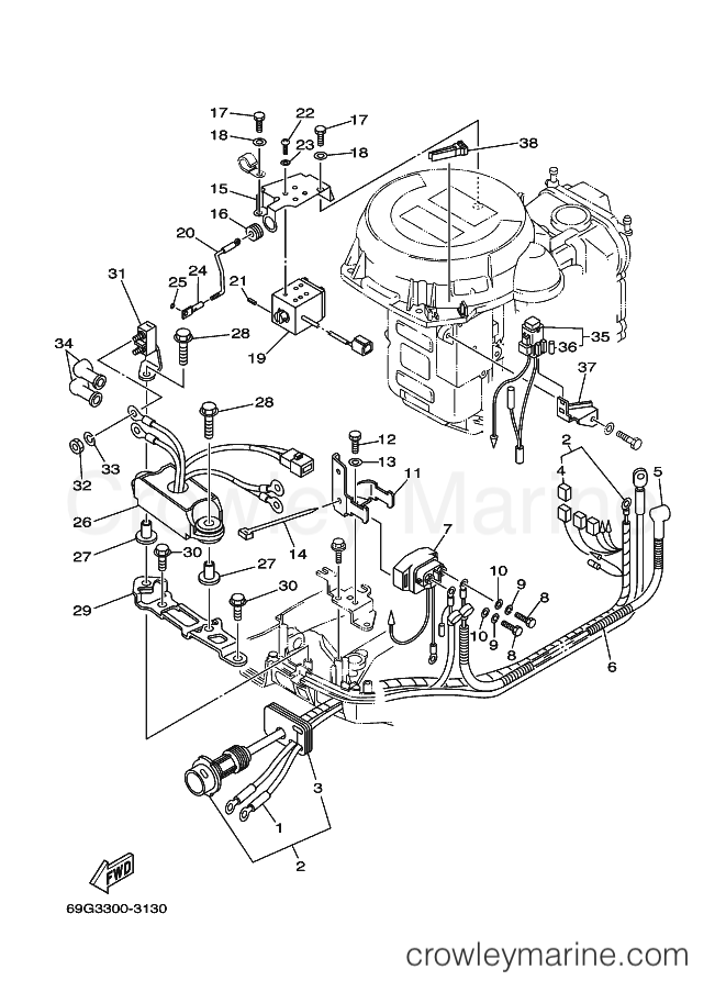 Yamaha Motors FT8DEPL (69G3) [150] - ELECTRICAL 2