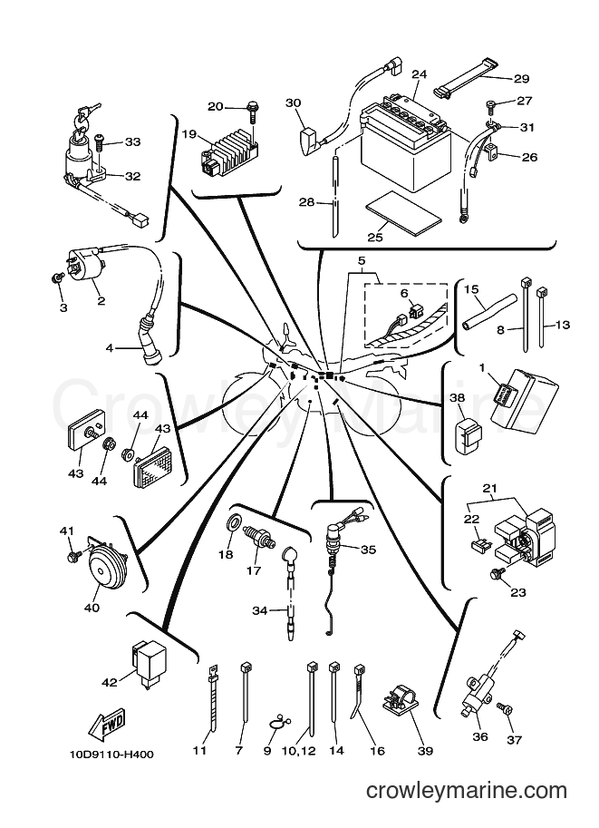 2012 Dirt Bike TW200E - TW200E (10DP) [010] - ELECTRICAL 1