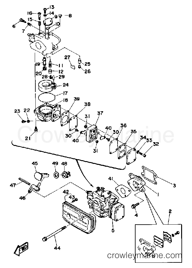 Yamaha Motors 3LF - INTAKE CARBURETOR