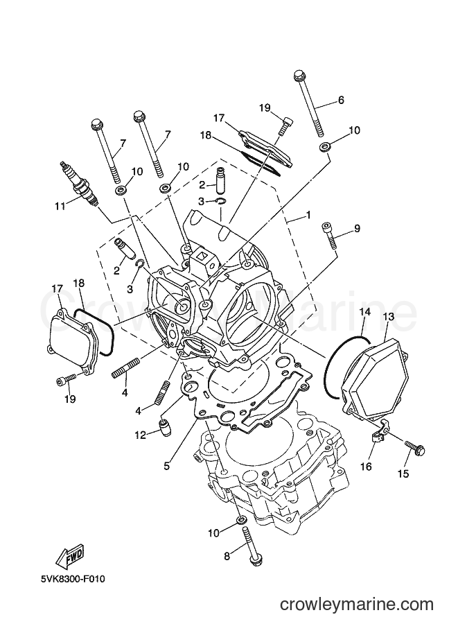 2010 Dirt Bike XT660R - XT660R (3S66) [040] - CYLINDER HEAD