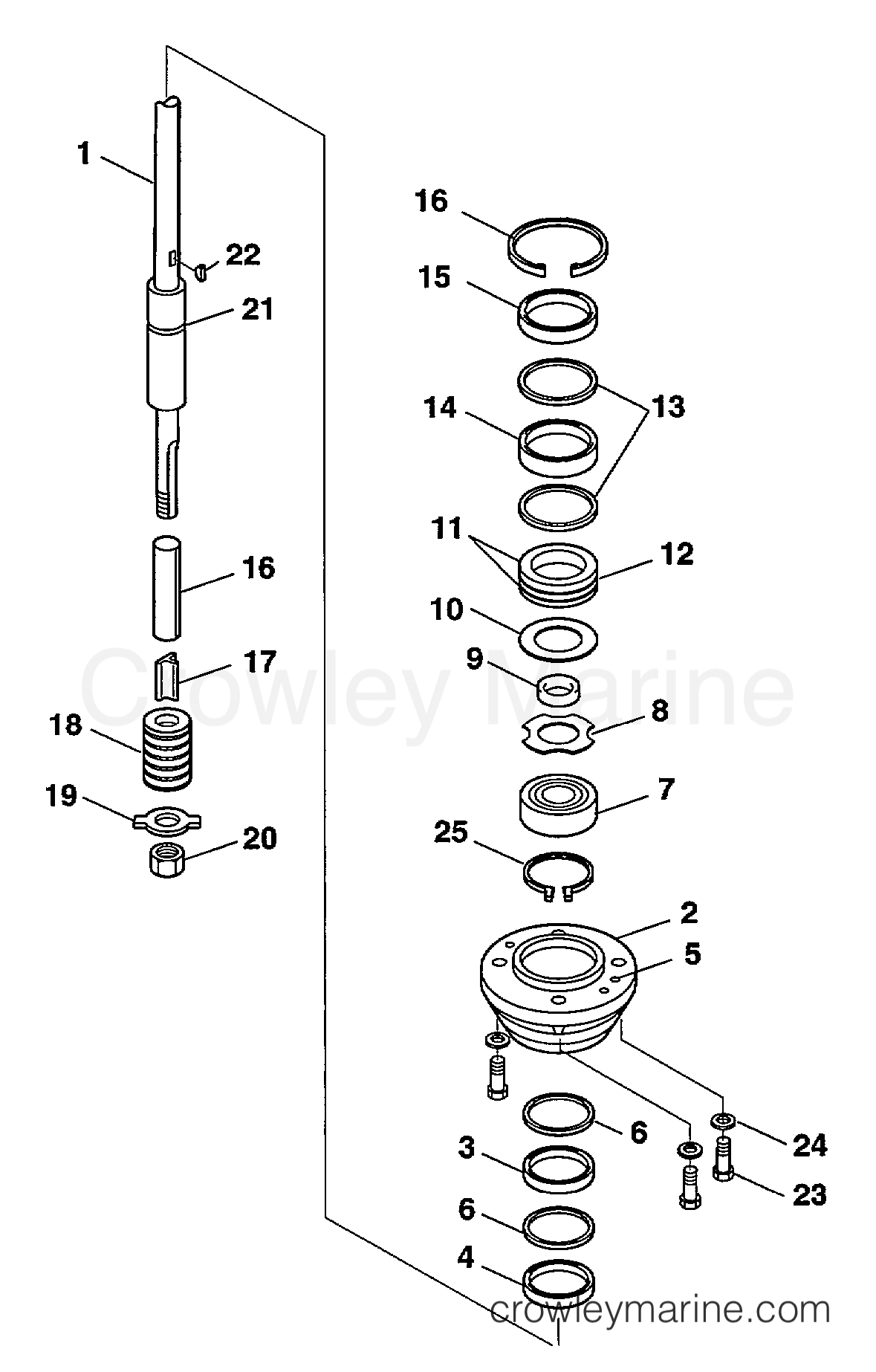 Yamaha Motors 50EJRY-PUMP - DRIVE 1