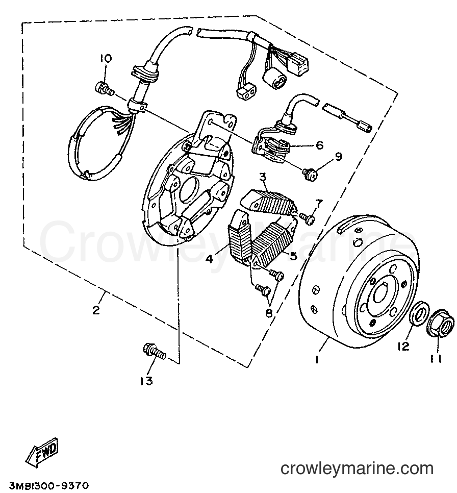 1993 Dirt Bike DT125RE - DT125RE (4DK3) [999] - GENERATOR