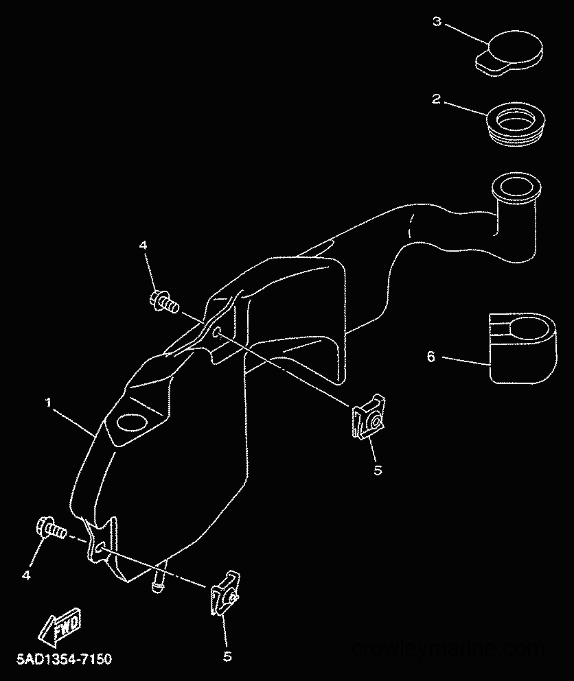 2000 Scooter YN50 - YN50 (5BX5) [010] - OIL TANK