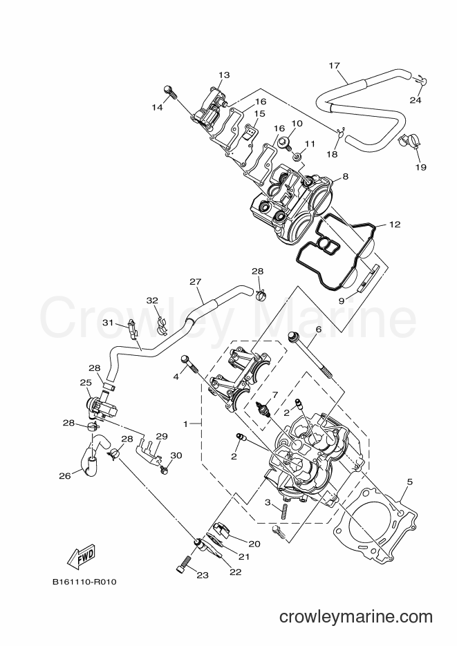 2017 ATV YFM700FWBD - YFM700FWBD (2SMD) [010] - CYLINDER HEAD