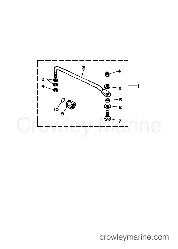 Yamaha Motors 25SD - STEERING GUIDE ATTACHMENT