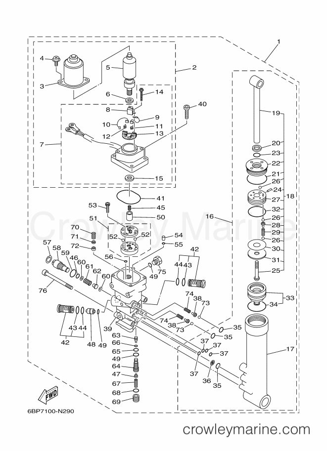 Yamaha Motors E40XMHS (66TX) [140] - COMPONER Y PODER VARILLA