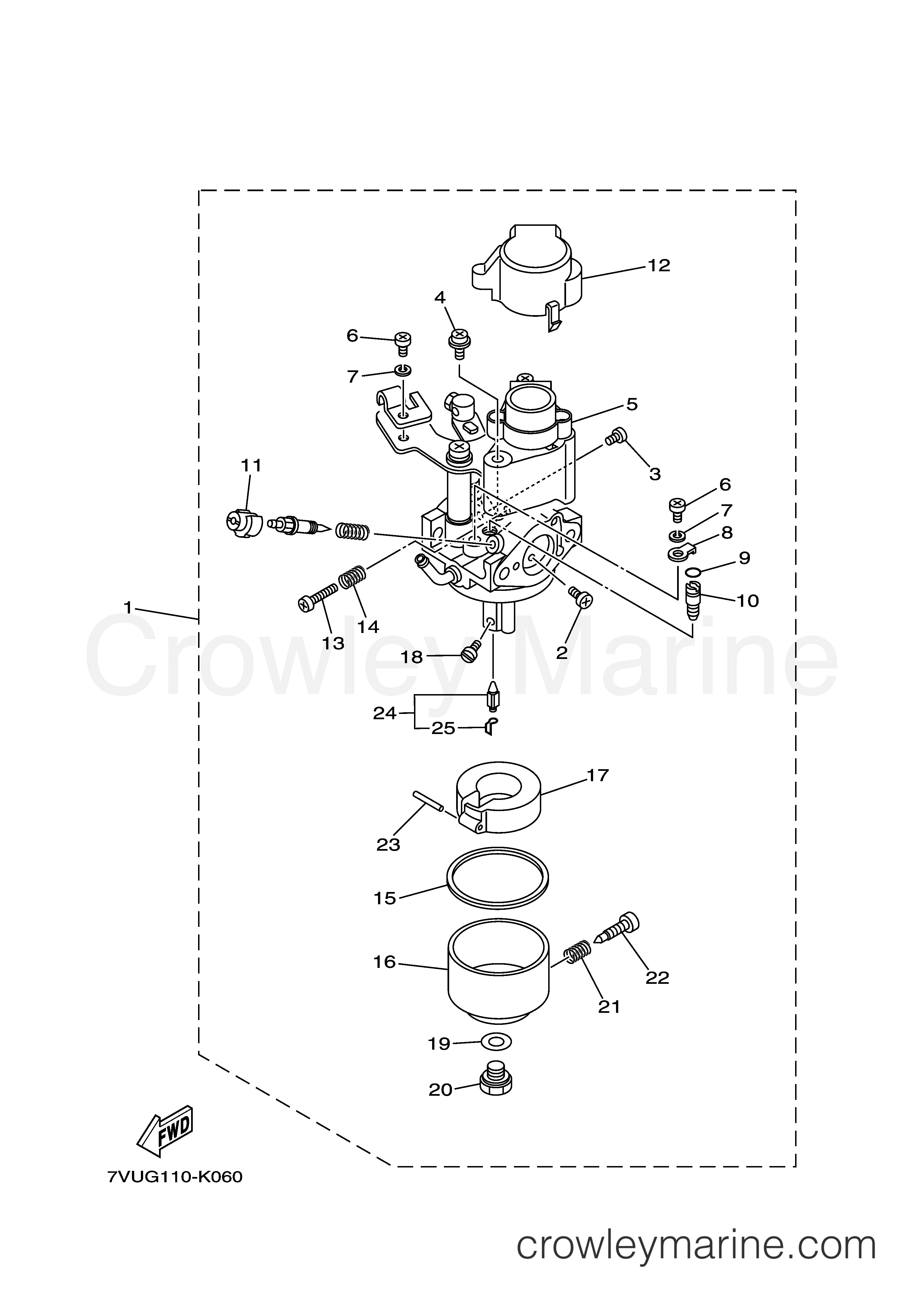 Yamaha Motors EF2800IM  (EF2800I) - CARBURETOR