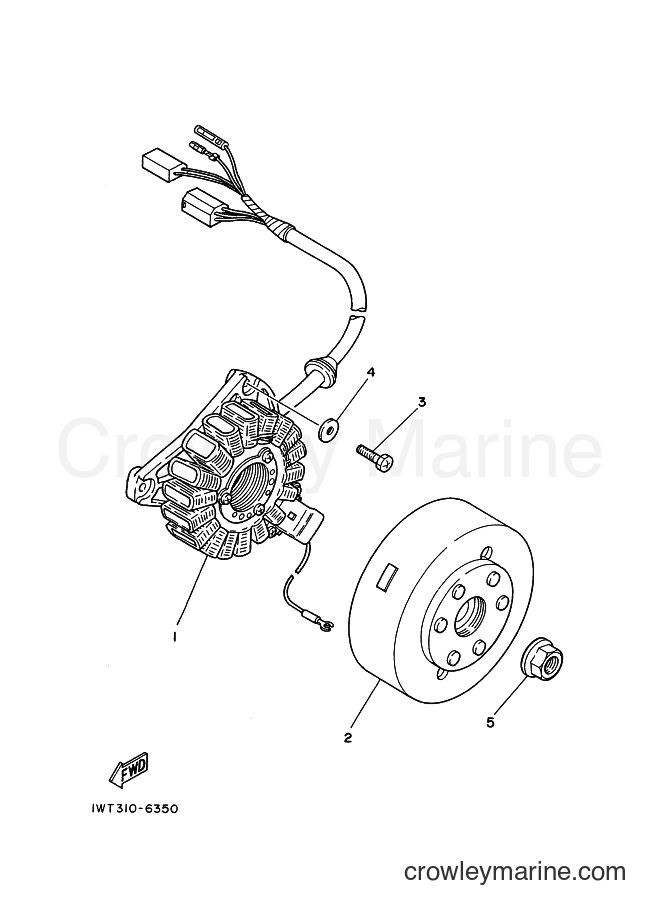 1986 Street Bike RD350LCF - RD350LCF (1WT) [99A] - GENERATOR