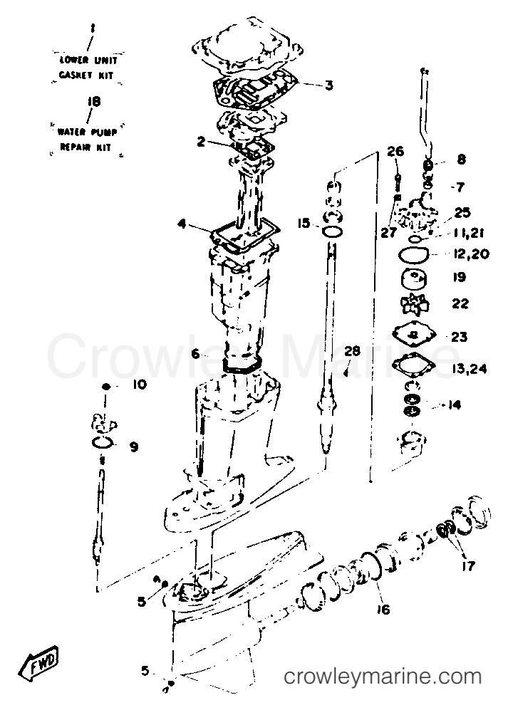 Yamaha Motors L130TXRR - REPAIR KIT 2