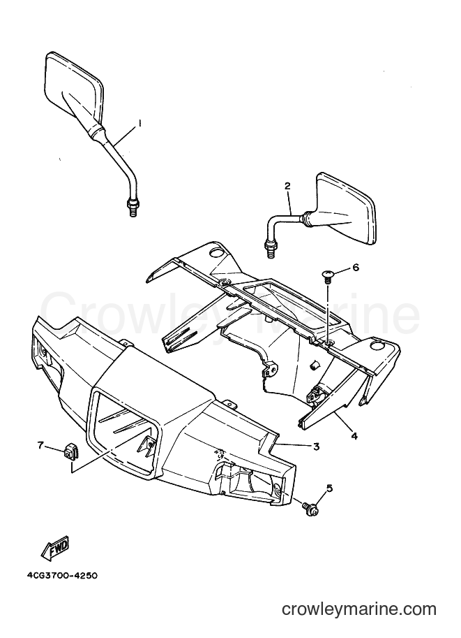 1999 Scooter CY50 - CY50 (3SAA) [010] - COWLING 1