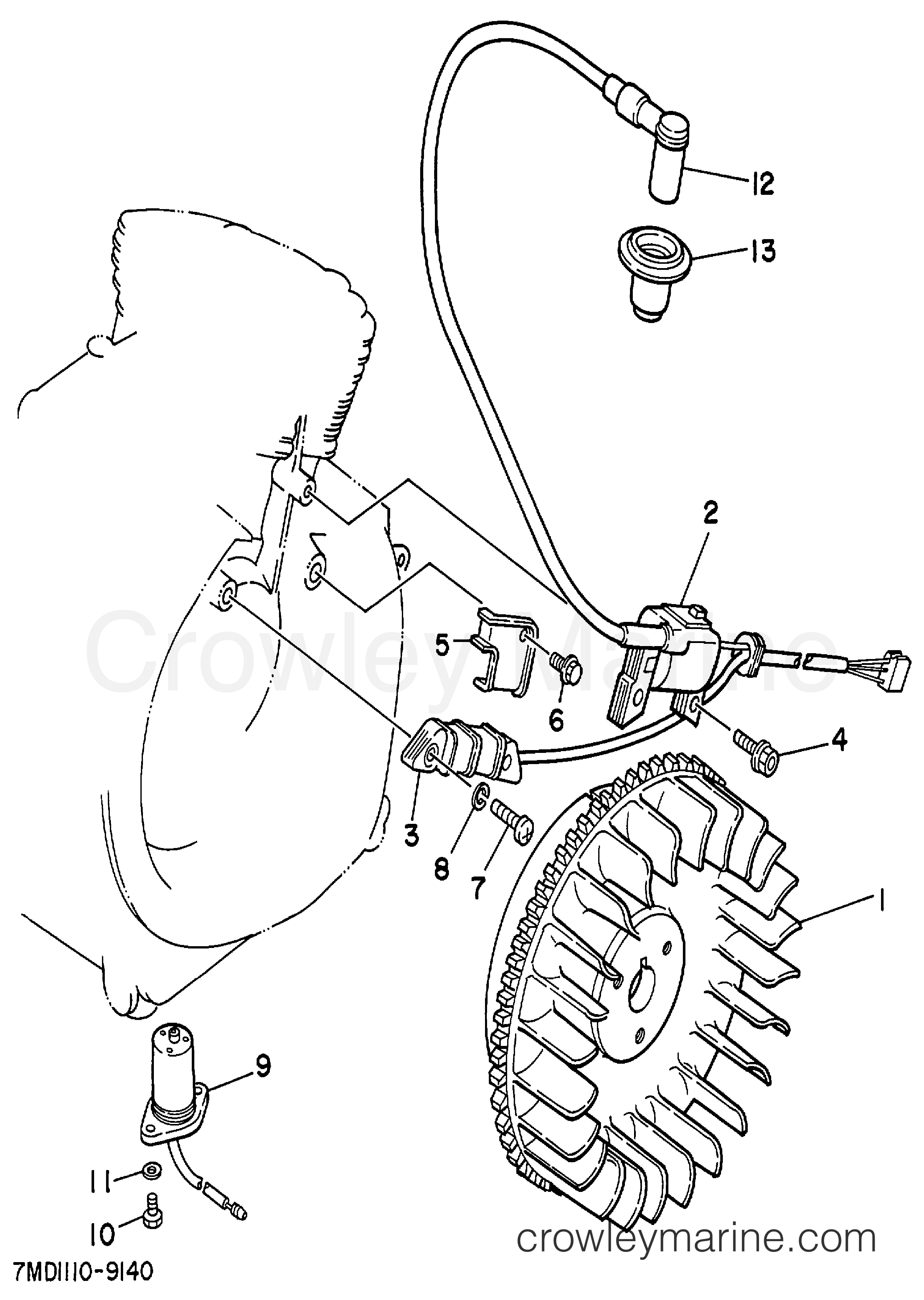 Yamaha Motors YG500D - MAGNETO