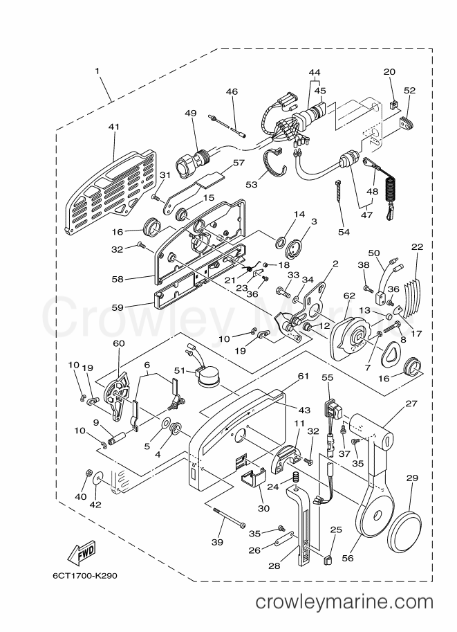 Yamaha Motors 30DMHOS (6CT3) [080] - REMOTE CONTROL ASSY