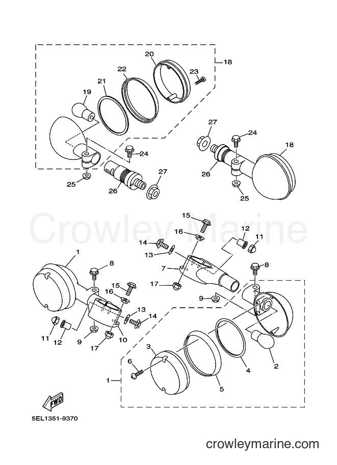 Yamaha Motors XVS1100 (5EL2) [020] - FLASHER LIGHT