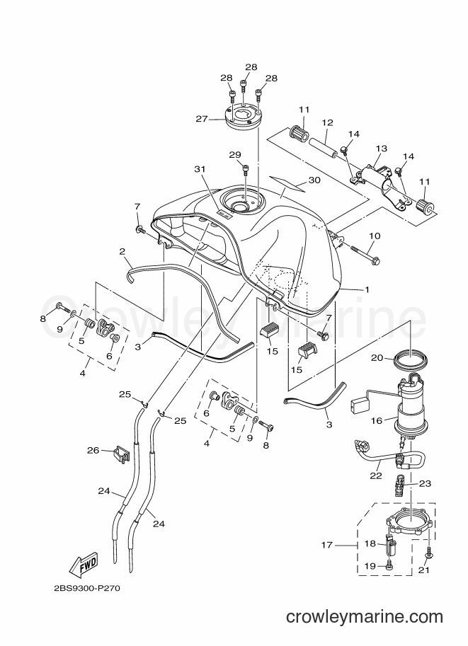 2015 Dirt Bike XT1200Z - XT1200Z (2BS9) [040] - FUEL