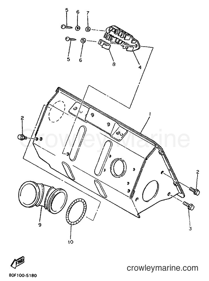 1988 Snowmobile BR250 - BR250 (83Y) [999] - STEERING GATE